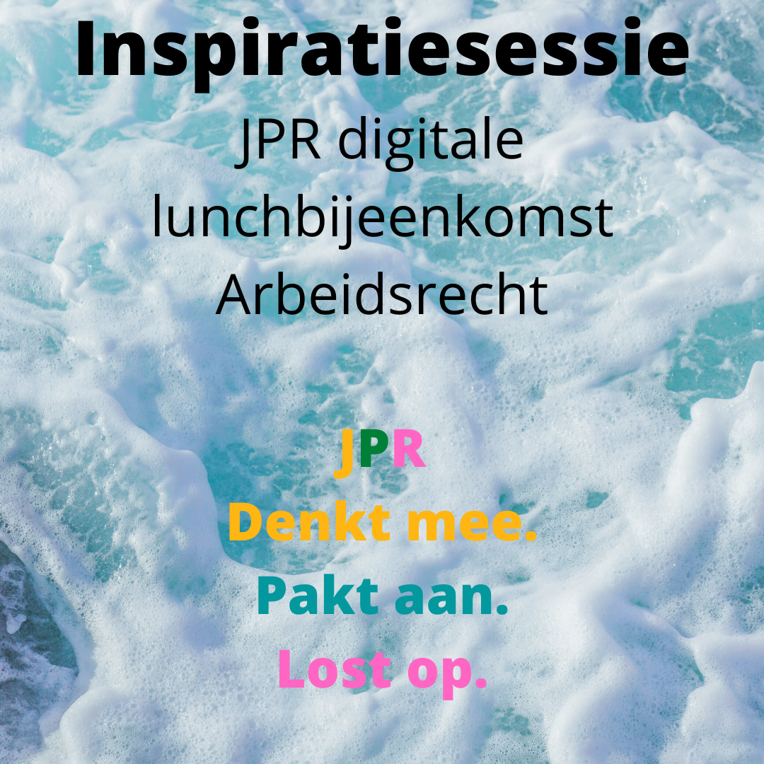 JPR digitale lunchbijeenkomst Arbeidsrecht